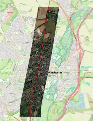 Image showing EO data of Winchester Railroad